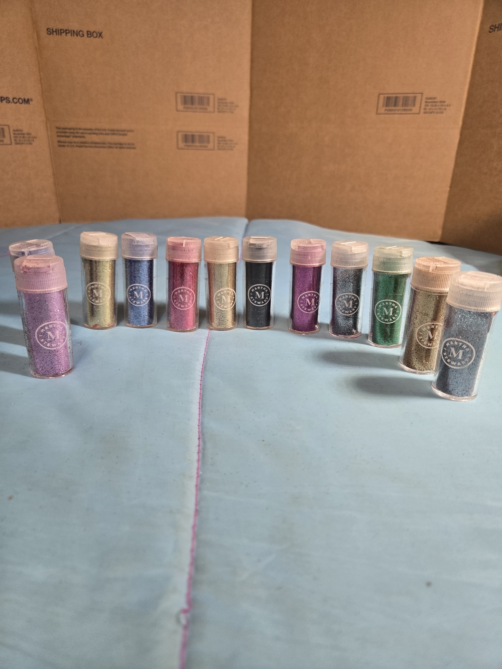 Martha Stewart Fine Glitter .37oz 12/Pkg New Various Colors